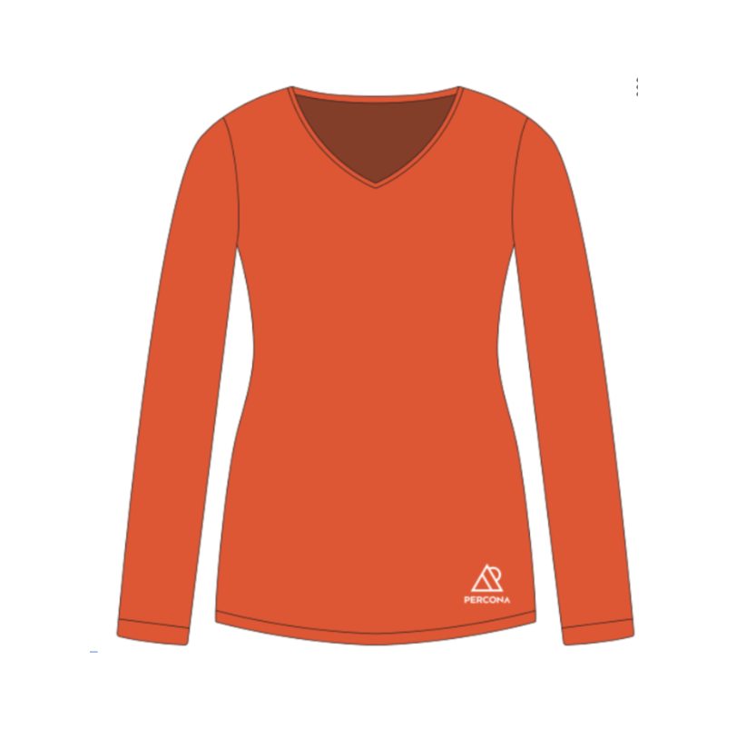 Percona Orange Women's Long Sleeve Shirt